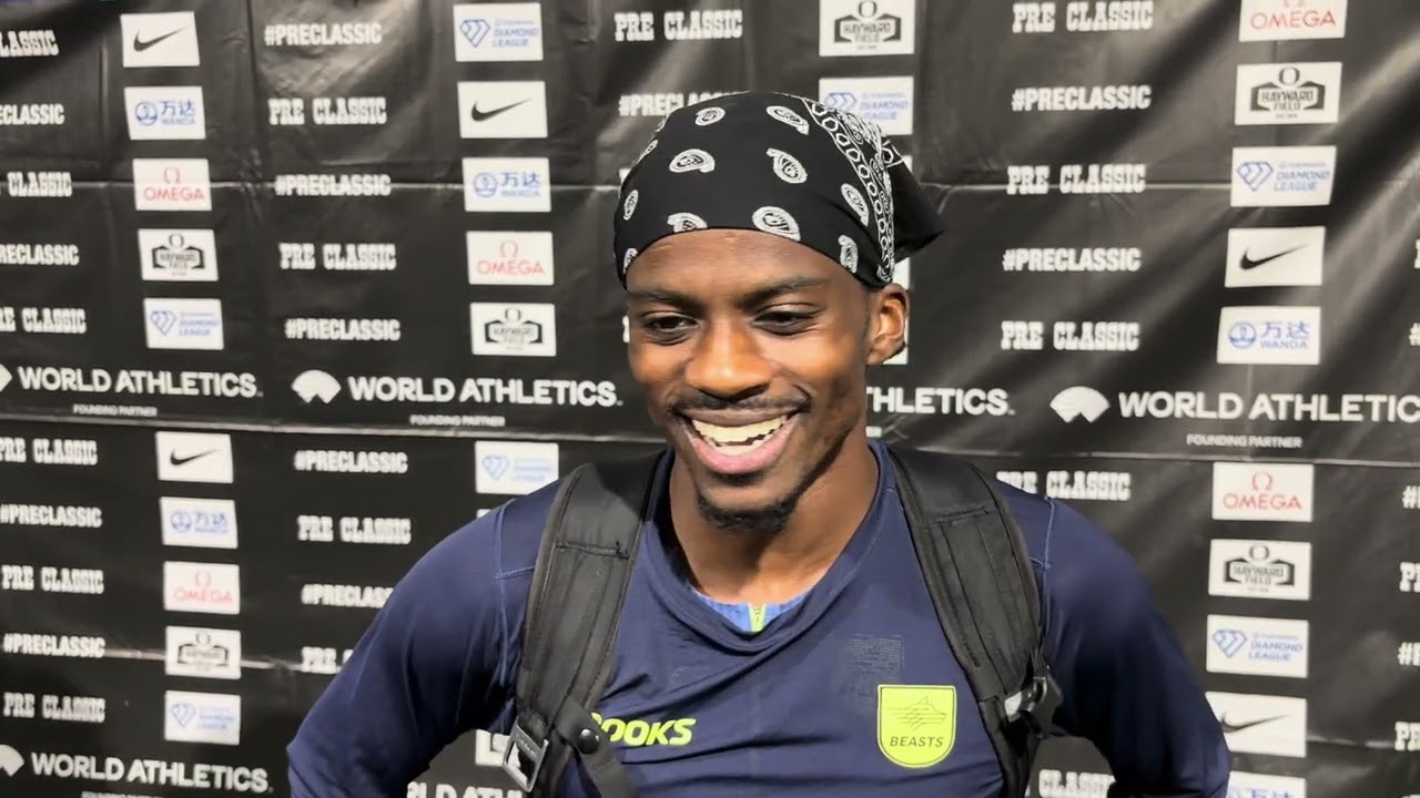 Brandon Miller Breaks Down Prefontaine Classic 800m Win In 1:43.68 Over Cooper Lutkenhaus