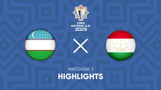 Uzbekistan - Tajikistan | MD3 | Group A | CAFA Nations Cup 2023 | Highlights