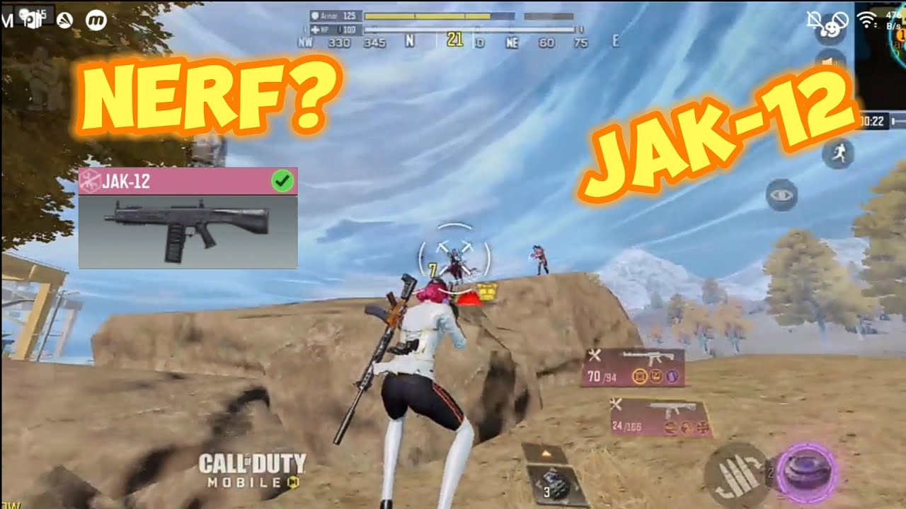 JAK-12 NERF? SEASON 7 | INFINIX NOTE 10 PRO 2022 | COD GAMEPLAY