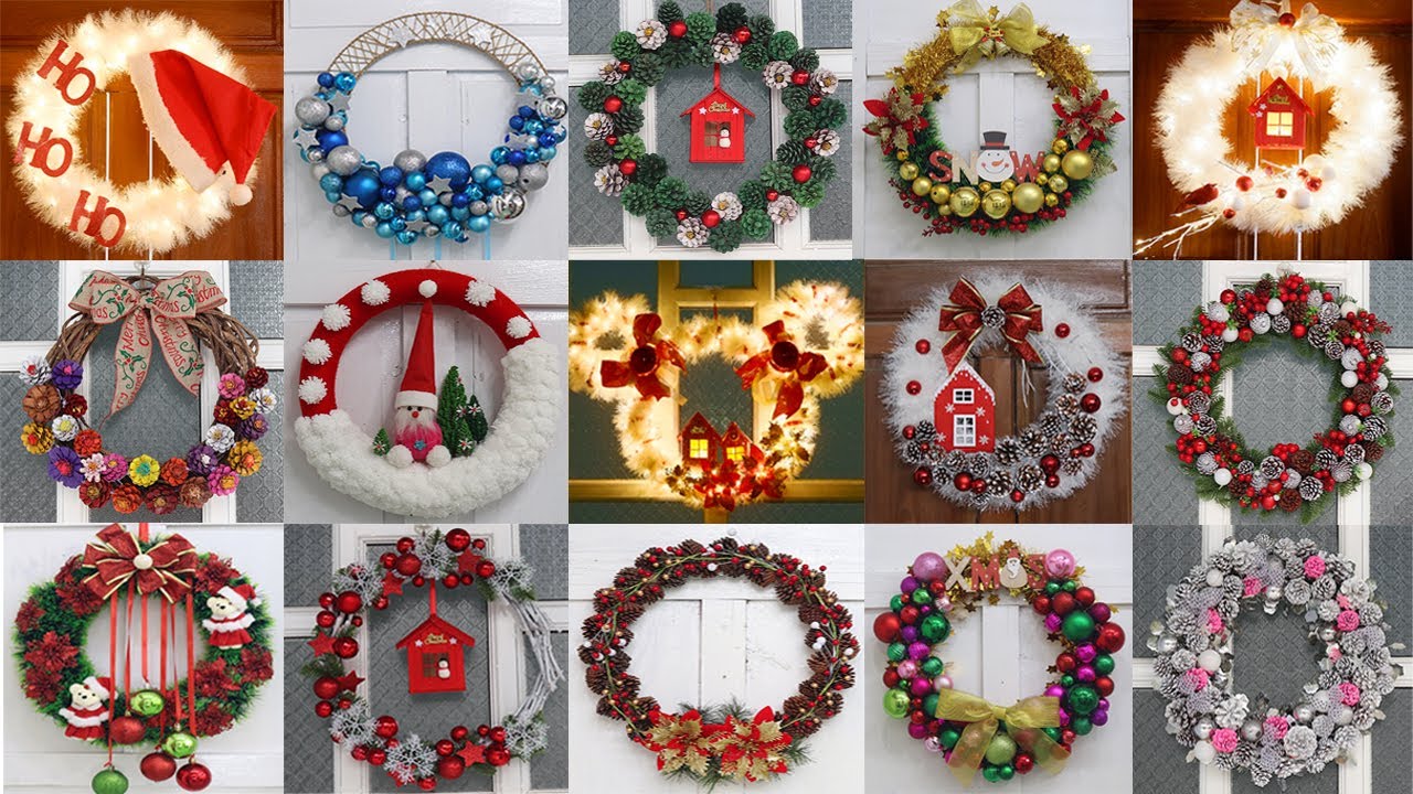17 Christmas wreath decorating ideas, Christmas decoration ideas 2022