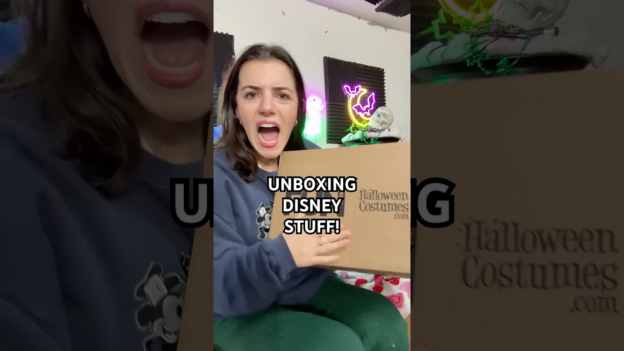Disney merch unboxing 
