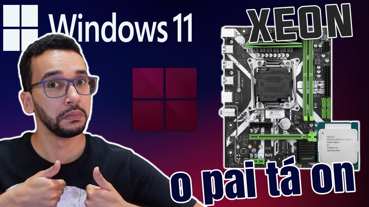 Windows 11 em PC ANTIGO! Instalando o WINDOWS 11 em XEON, mesmo sem TPM  2.0! Método do ZERO !