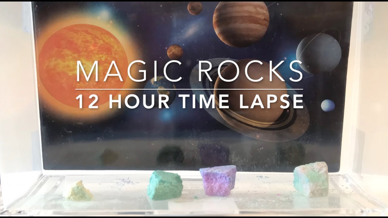 Magic Rocks 12 Hour Time Lapse - YouTube