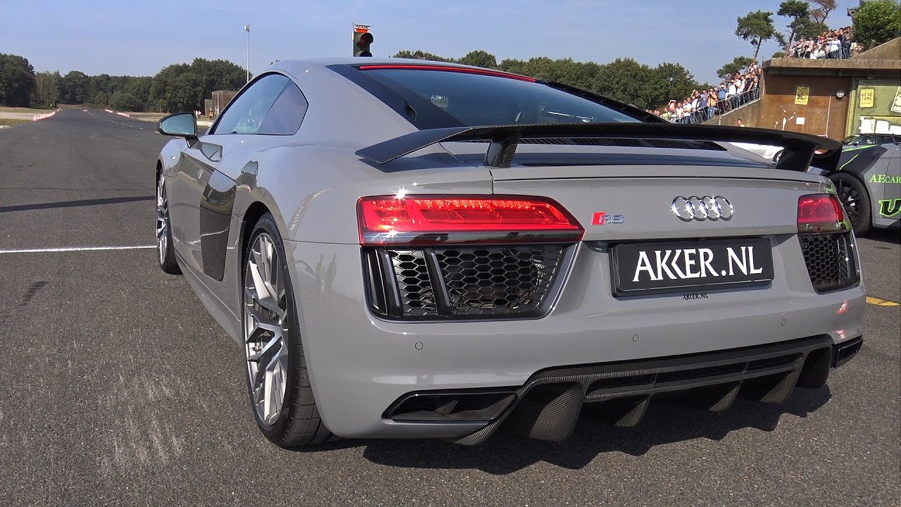 Nardo Grey Audi R8 V10 Plus Pure Exhaust Notes! - Youtube