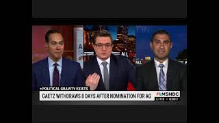Democrat Faiz Shakir On MSNBC Matt Gaetz, He Was Also A Drug User