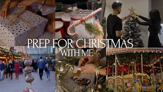 DECORATING FOR CHRISTMAS | tree decor date, xmas markets, shopping haul, gift wrapping & more!