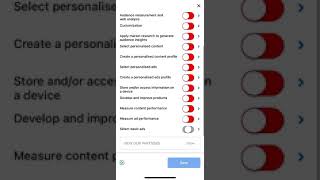 Privacy Settings on Radio France app screenshot 5