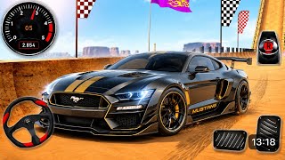 Mega Ramp Mustang Car Stunts Racing Impossible Tracks 3D - Android Gameplay #4 screenshot 5