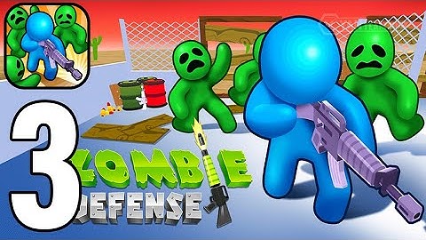 Zombie Defense - Gameplay Walkthrough Part 3 Zombie Defense Army Commander (Android,iOS)