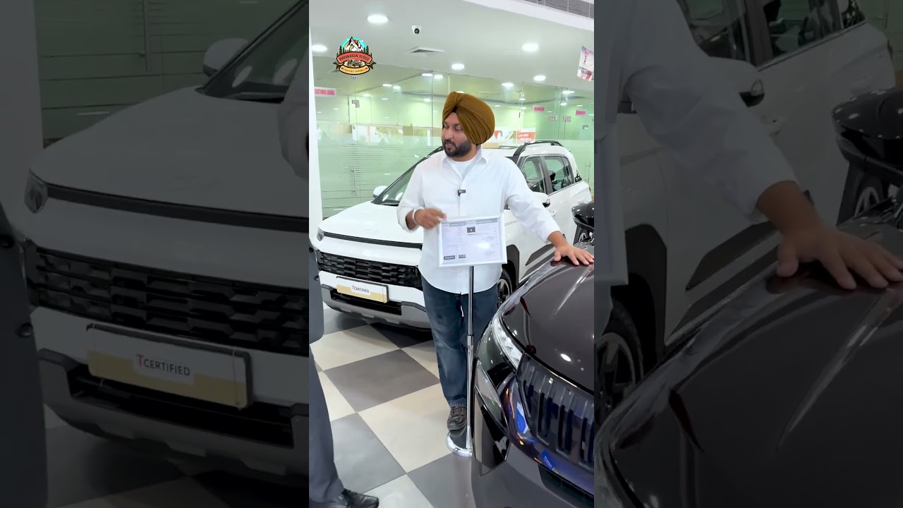 ⁣Call - 8971545553 🤯 You Won\'t Believe This Škoda Kylaq Is Pre-Owned! Under 50,000 KM Driven | Mohali