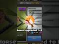 I Upgraded Stick Horse Equipment… The Result SHOCKED Me 😱 | Clash of Clans #shorts #coc #new #viral