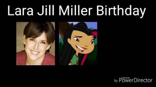 Lara Jill Miller Birthday