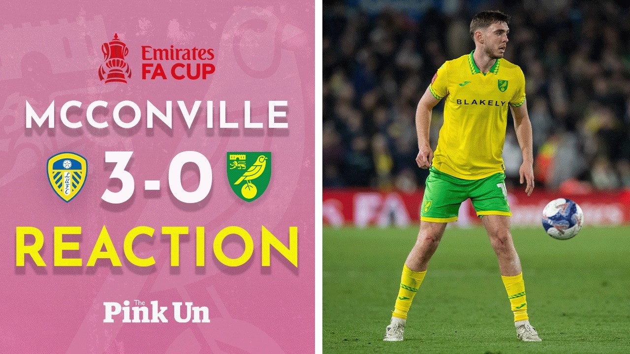 Реакция Руайри МакКонвилла | «Лидс Юнайтед» 3:0 «Норвич Сити» | The Pink Un