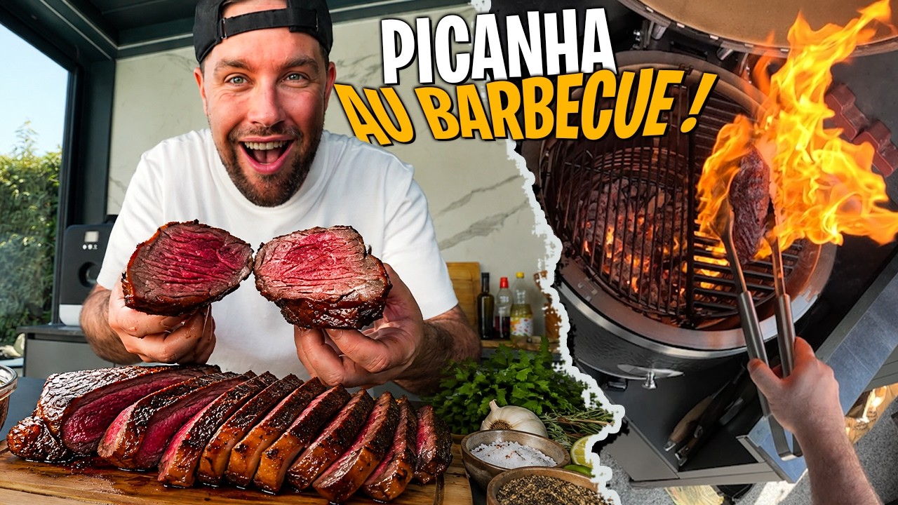 Je cuis une PICANHA de 1kg sur mon nouveau BARBECUE ! (c'est une folie pure)