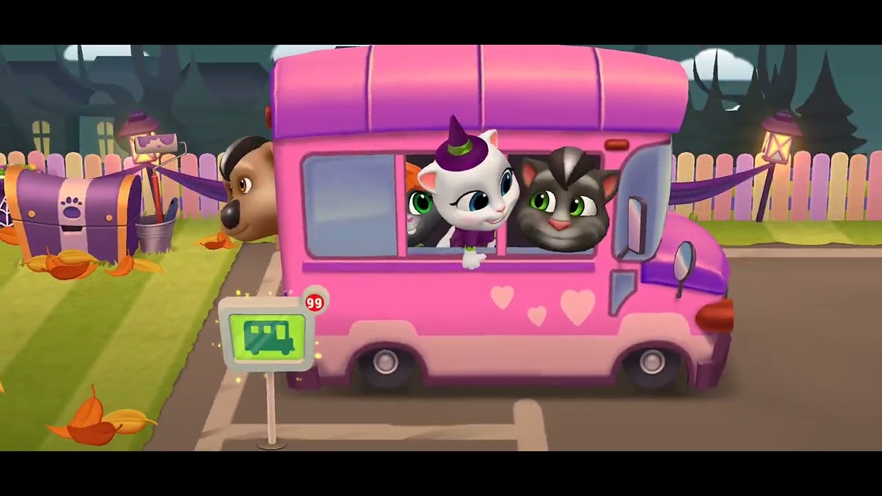 my talking tom friends clean 2 messes gardening pool music(2) - YouTube