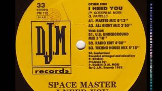 Space Master - I Need You (U.S. Underground Mix) (B1)