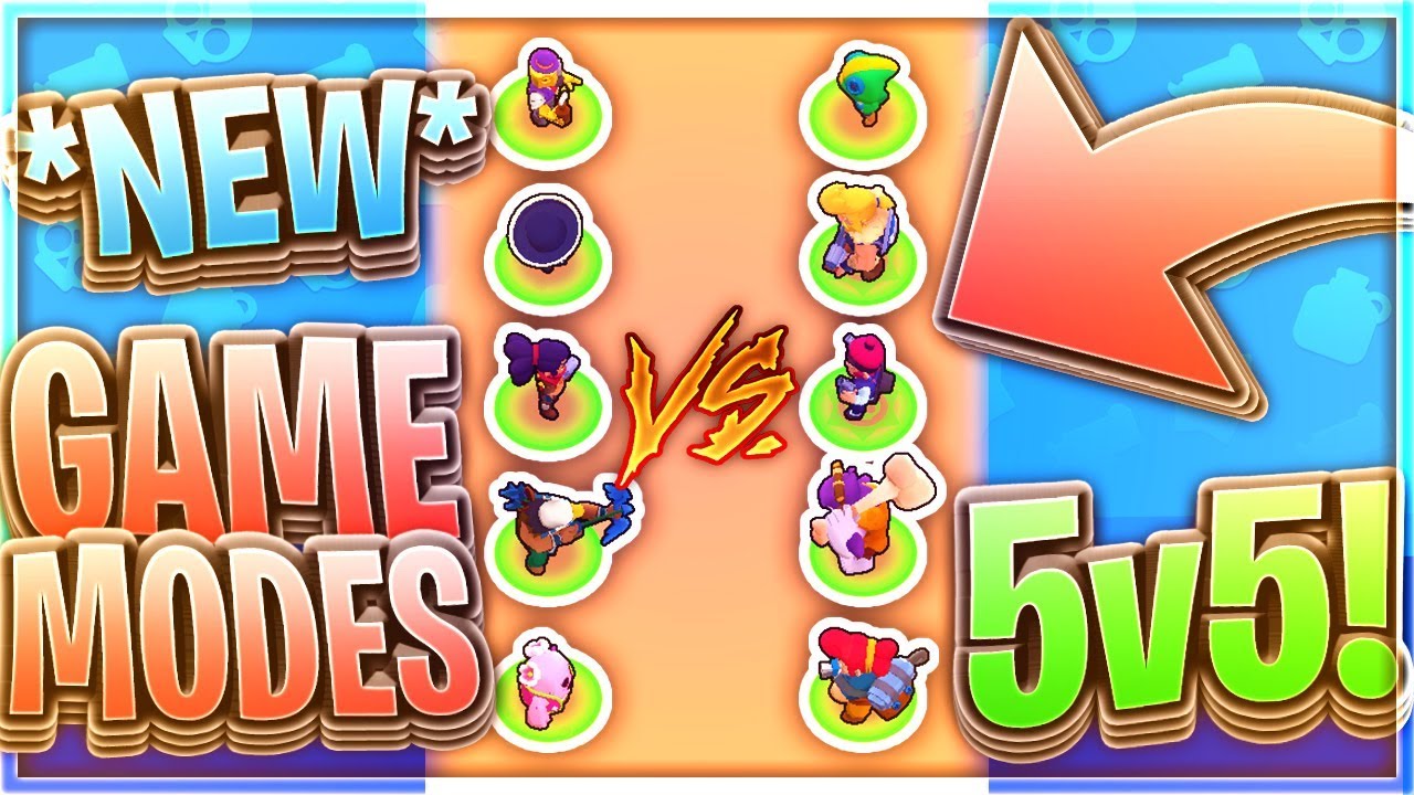 Brawl Stars - NEW GAME MODES 5v5, Tag Team, Trio Showdown ...