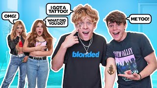 My GIRLFRIEND Reacts To My First Tattoo **She Freaked Out** |Lev Cameron