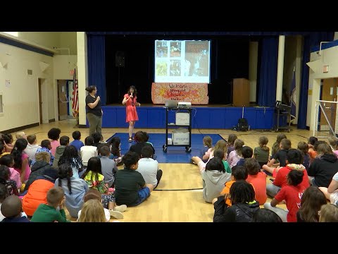 New York Best Selling Author visits Glen Allen Elementary School