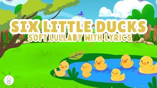 Six Little Ducks – Soft Instrumental Version with Lyrics – Piano Lullaby screenshot 5