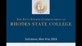 Rhodes State College 10am Commencement Ceremony