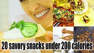 20 savory snacks under 200 calories ...