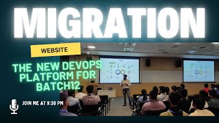 DevOps/SRE Website Migration for Batch12 Members || Live QNA | Prerequisites and Projects
