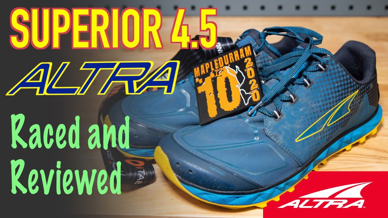 ALTRA Superior 4.5 | Trail shoe RACED and reviewed - YouTube