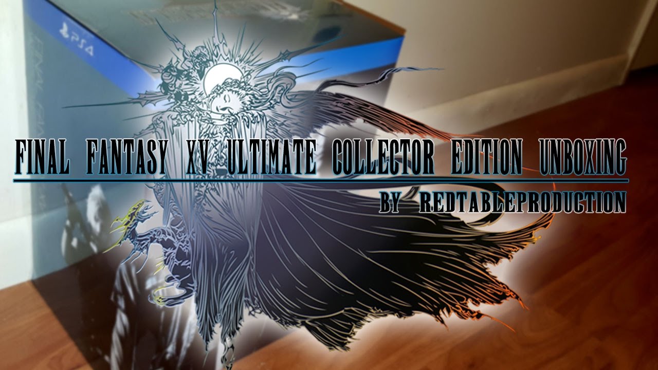 Final Fantasy XV Ultimate Collector's Edition (PS4) Unboxing - YouTube