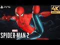Marvels spiderman 2 ps5  no way home suit free roam gameplay 4k 60fps