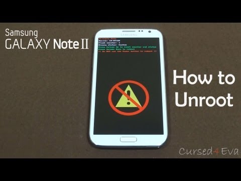 How to Unroot / Unbrick the Galaxy Note 2