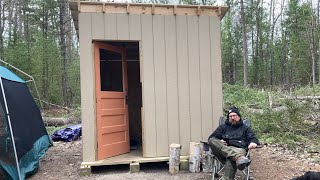 EASY Cabin / Shed Build  Start to Finish, minimal tools