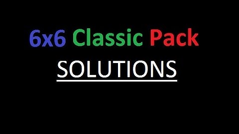 Flow Free: Hexes 6x6 classic pack solutions