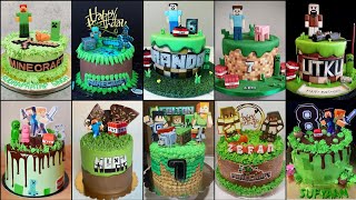 Latest Minecraft Cake Decoration Ideas 2022/Minecraft Theme Cake/Minecraft Birthday Cake #minecraft