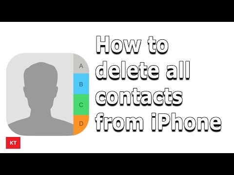 How to delete all contacts on iPhone | Delete multiple contacts on iPhone | iPhone 6/7/8/x/xr/xs