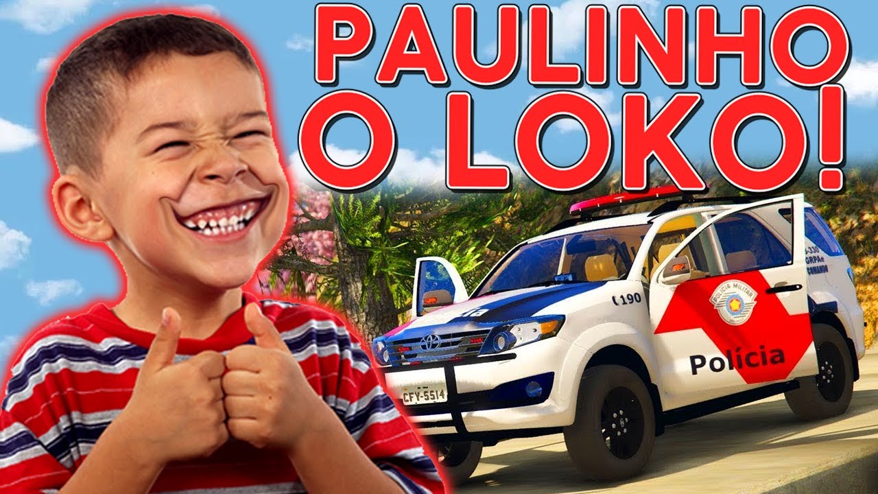 ROUB@ND0 OS PM no GTA RP 😂 (Paulinho o LOKO)