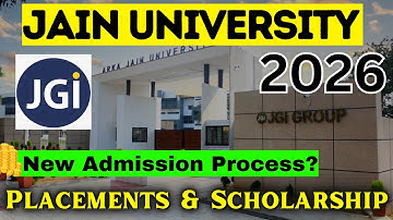 Jain University 2026 Admission Open ✅ - How To Fill Jain University Form 2026 | Jain Campus Tour