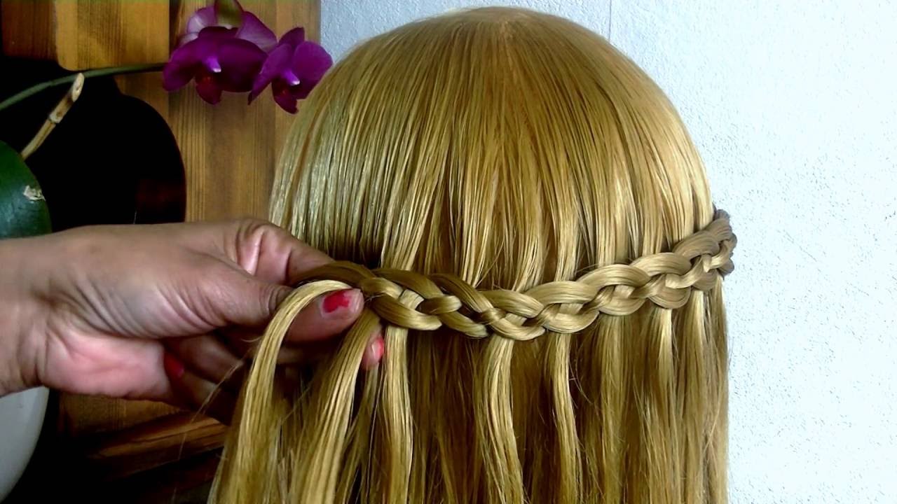 trenza cascada de 4 mechones paso apasito