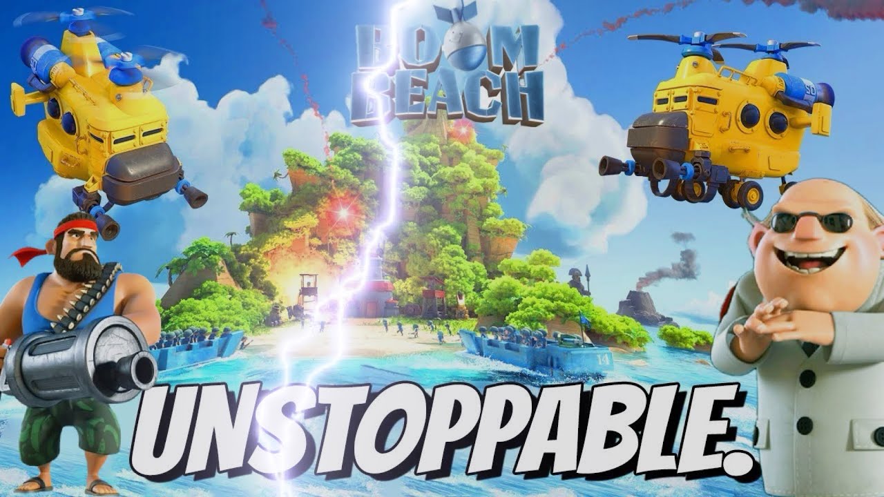 UNSTOPPABLE HEAVY CHOPPA || DR T - VOLCANIC ISLAND || BOOM BEACH