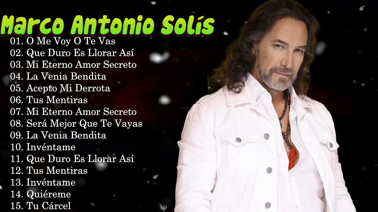 Marco Antonio Solís 15 Canciones Más Populares 2026 | El Buki Mayor Hits | Donde Estará Mi Primavera