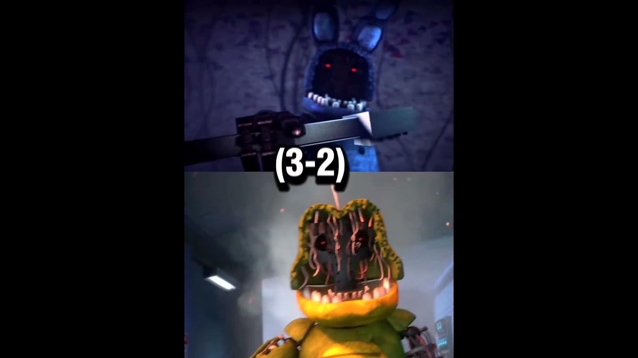 Withered Bonnie vs Withered Happy Frog| Fnaf 2 vs Fnaf 6| 