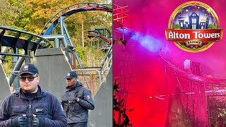 Alton Towers Nemesis Construction Update - 3rd November 2023