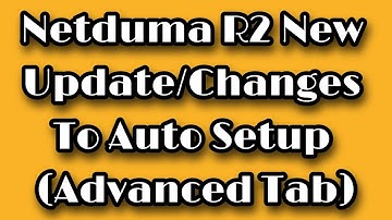 Auto Setup Advanced Tab Netduma R2 (Version R2 3.0.205)