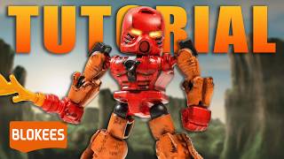 I turned a Transformer into a Bionicle: Blokees Defender Toa Tahu CUSTOM BUILD