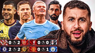 United LOSE To 10 Men City, Arsenal BIG WIN & Liverpool + Chelsea DRAW! 