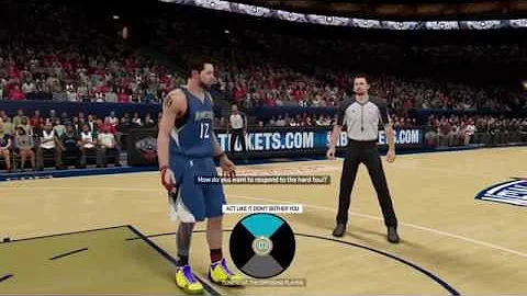 NBA 2K15 fight scene
