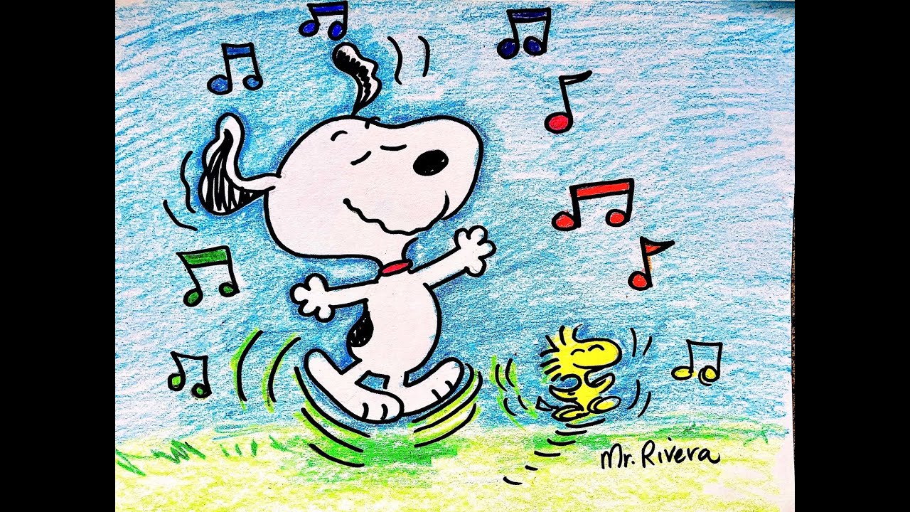 How To Draw Snoopy Dancing YouTube how-to-draw-snoopy-dancing-youtube