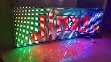 Demo JINX Led Matrix WS2812b 2600pixels
