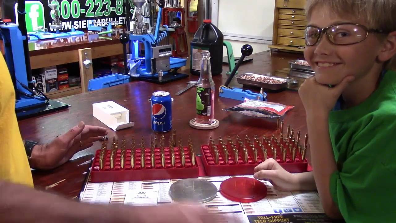 Trigger Jordan, Dillon 550 Action, 223 Rem. Video 2, Primer Flip Trays and Filling the Priming Tubes