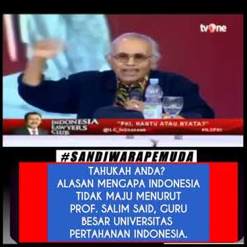 alasan indonesia tidak maju
